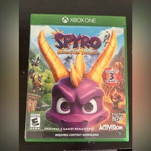 Spyro Reignited Trilogy - Microsoft‎ Xbox One ***Rated E*** Single Player